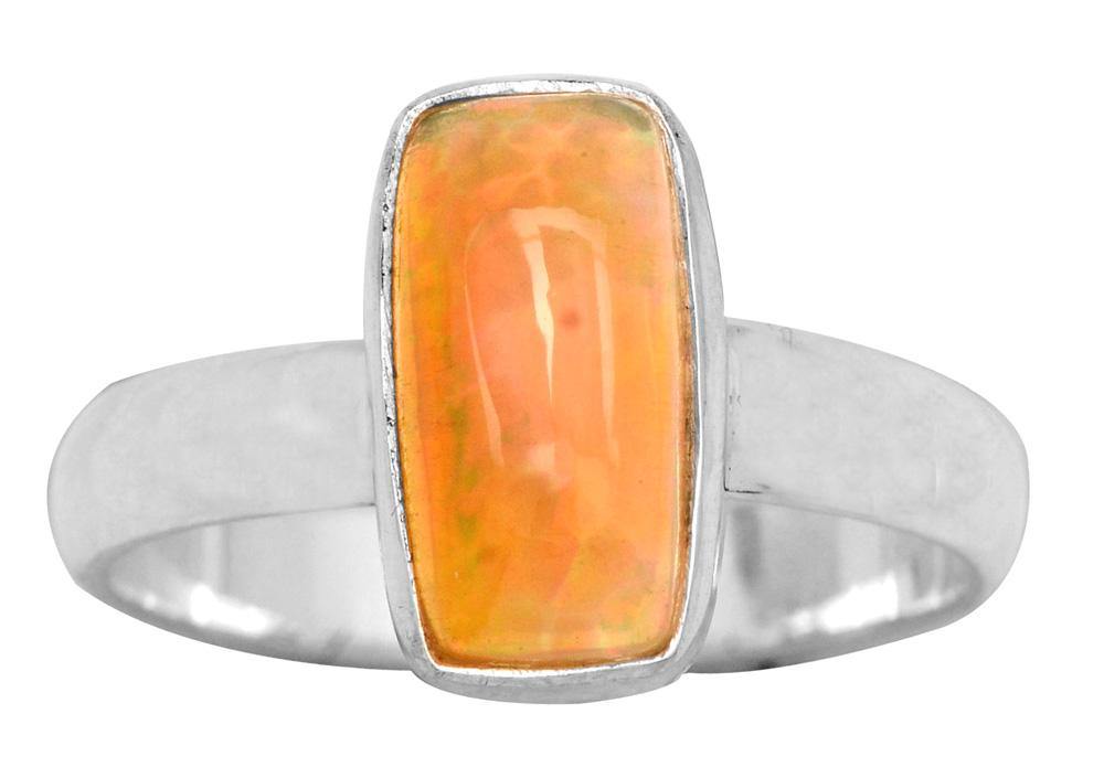Ethiopian Opal Solid 925 Sterling Silver Ring Jewelry - YoTreasure