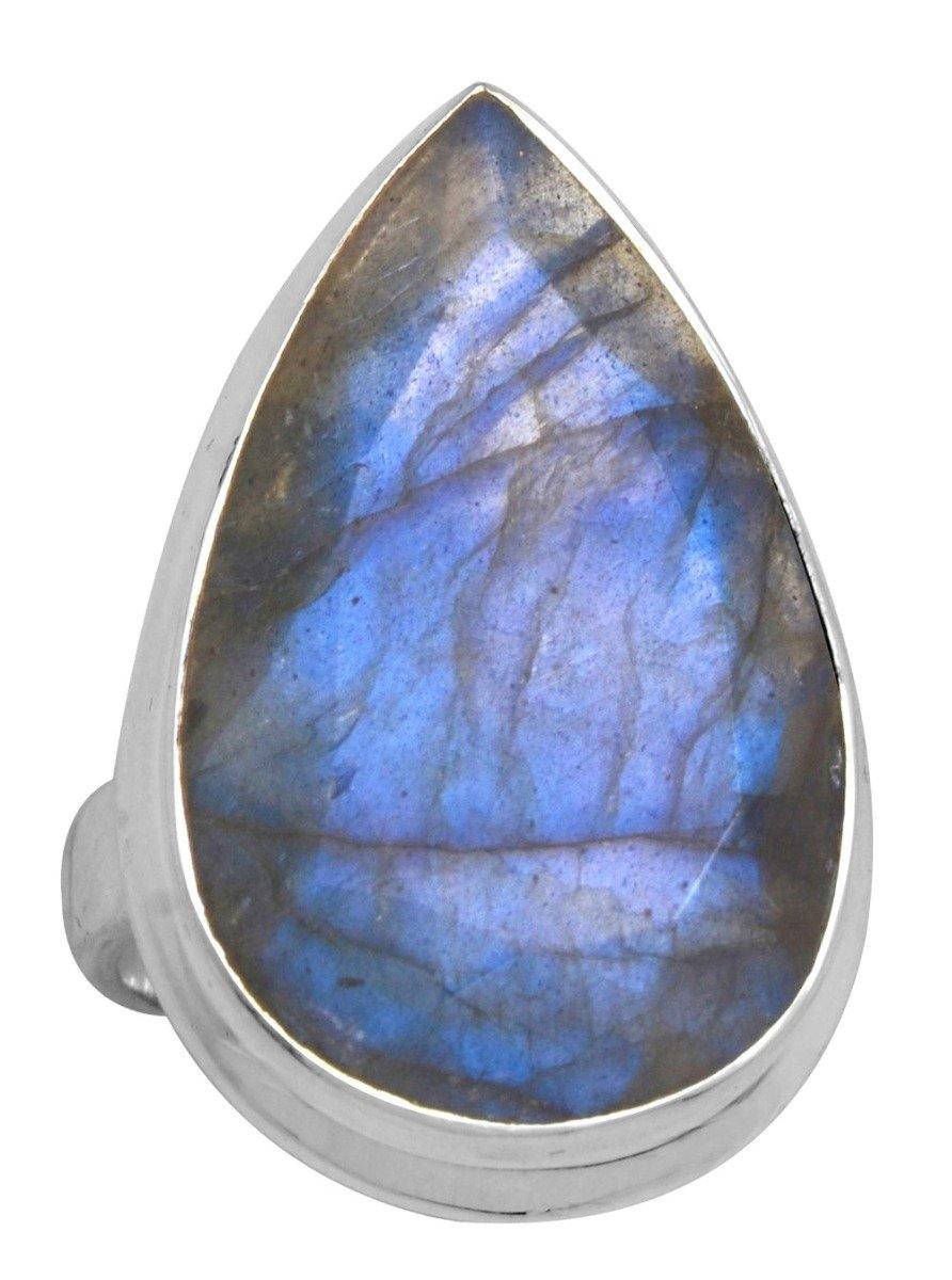 Labradorite Ring 925 Sterling Silver Gemstone Jewelry - YoTreasure
