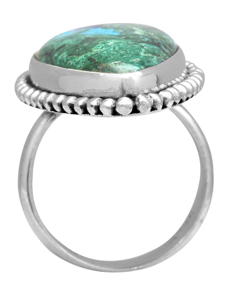 Azurite Malachite 925 Sterling Silver Rings Silver Jewelry - YoTreasure