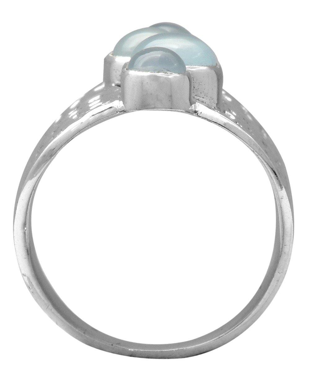 Aqua Chalcedony Solid 925 Sterling Silver Designer Ring Jewelry - YoTreasure