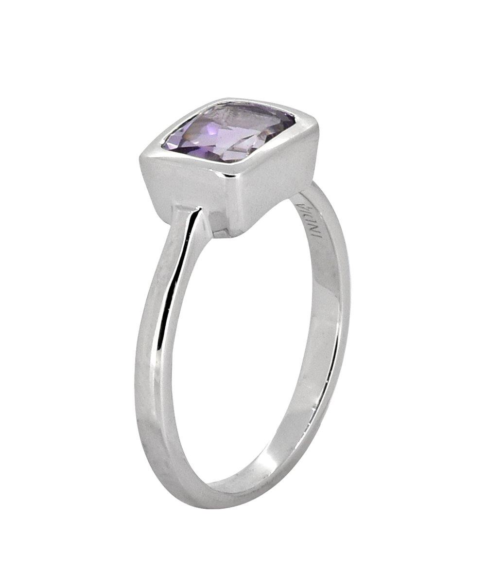 1.74 Ct. Amethyst Solid 925 Sterling Silver Ring Jewelry - YoTreasure