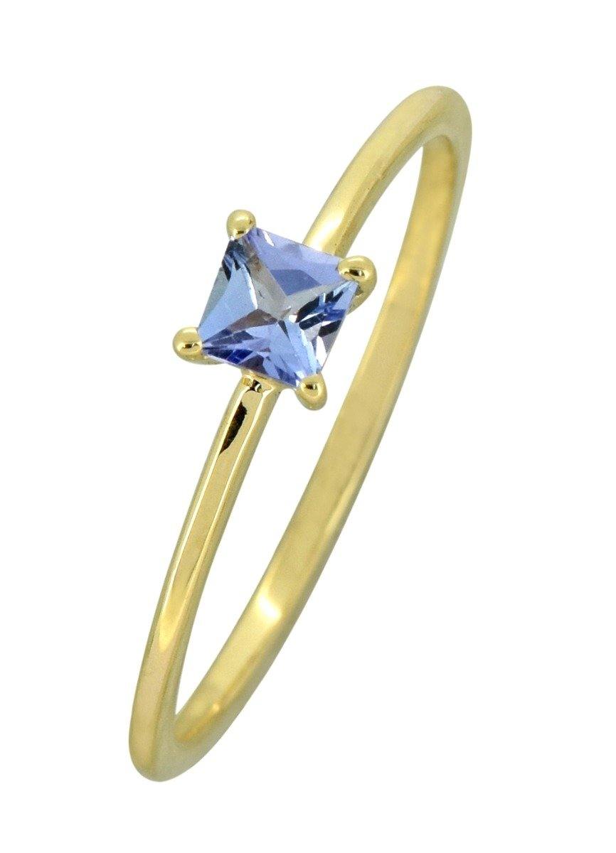 Tanzanite Solid 10k Yellow Gold Ring Jewelry - YoTreasure