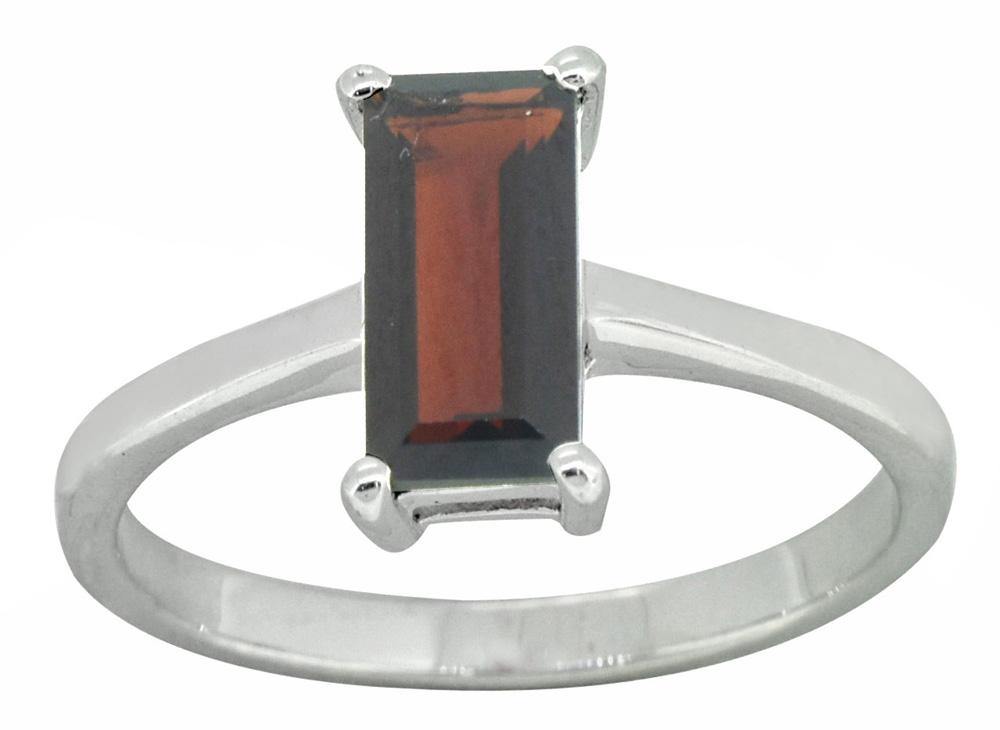 Natural Red Garnet Solid 925 Sterling Silver Promise Ring Jewelry - YoTreasure